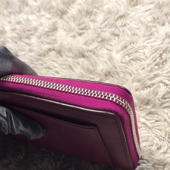 Coach Darcy Patent Leather Accordion Zip Wallet - Picture 7 of 14